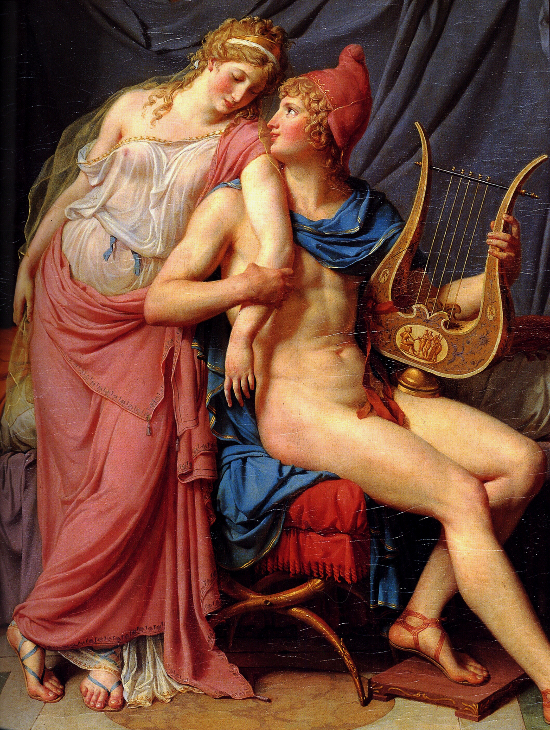 Hélène et Pâris (1788) par David