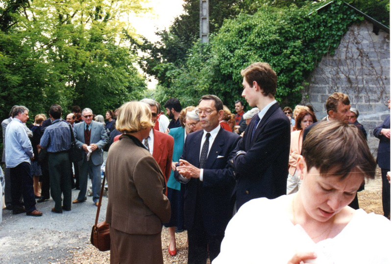 Pose de la plaque à la Véronique