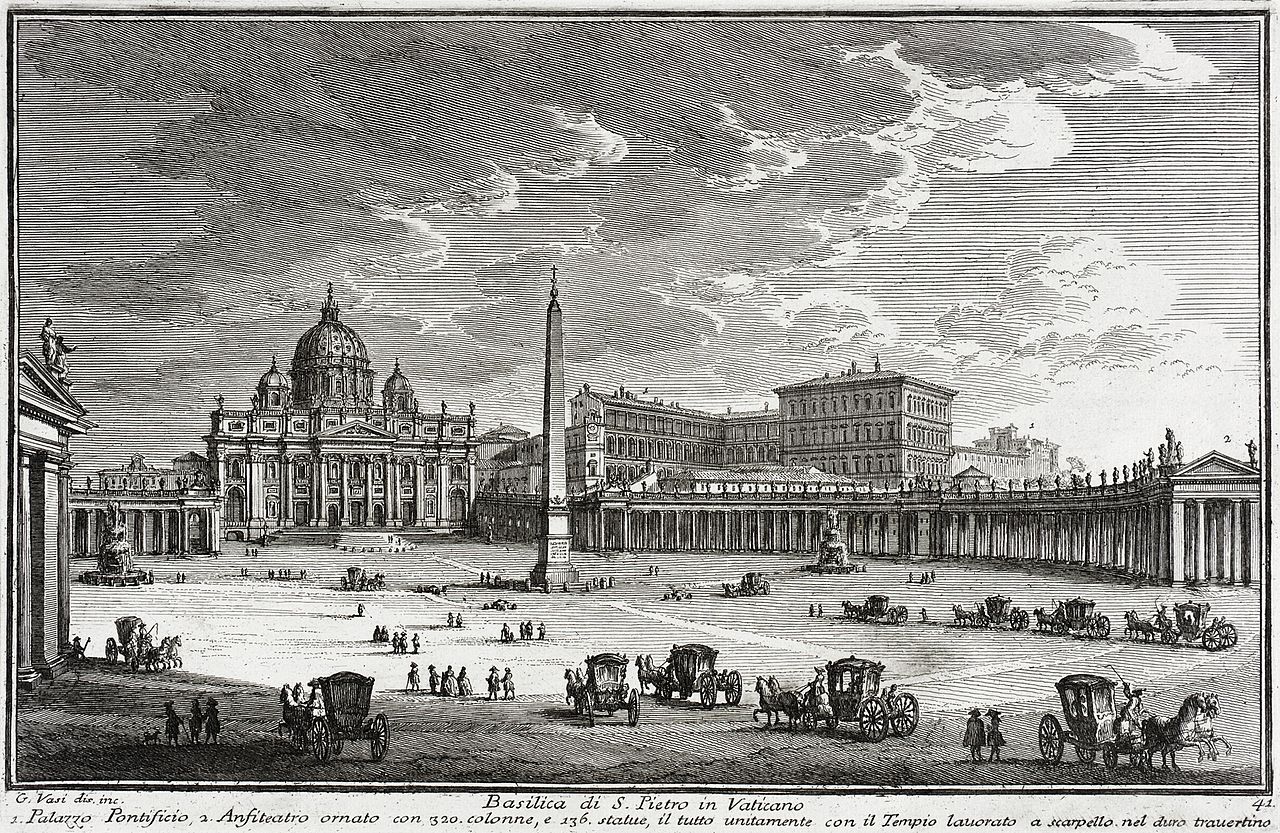Basilique et place Saint-Pierre de Rome