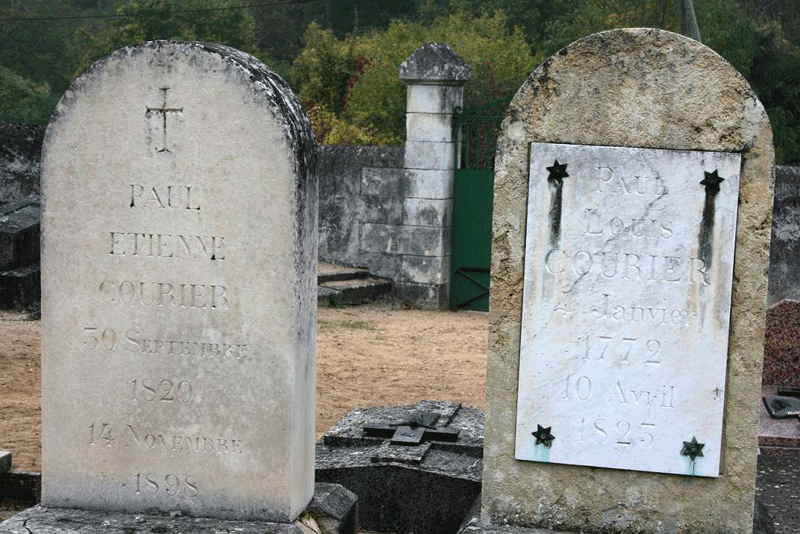 Grave of Paul-Louis Courier (photo O Lautman)