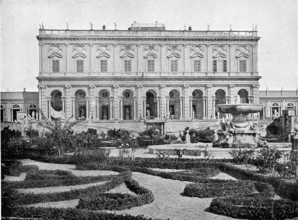 La villa d'Albani